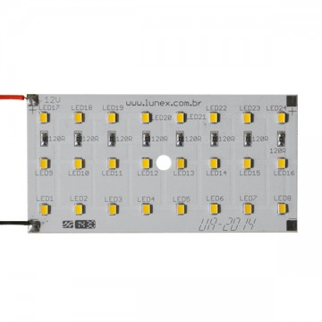 Modulo de Led  2835 - 6W 12V -Dimerizável